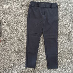 Dark Grey Loft Dress Pants Size 6 Curvy Skinny